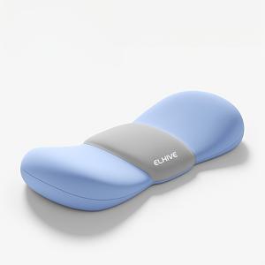 수면 용 침대 등받이 지지 베개 - 인체공학적 나비 디자인과 3D 허리 감싸기 - 모든 수면 자세(옆/등)에 적합한 컨투어드 요추 & 엉덩이 쿠션 - 편안한 밤을 위한 부드러운 지역별 지지