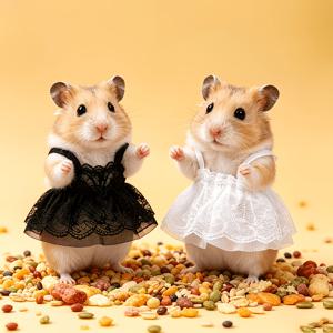TEMU 파충류 및 양서류 의상 2개 세트, 햄스터, 다섯 살 햄스터, 도마뱀, 개구리, 올챙이용 - 작은 반려동물을 위한 따뜻한 겨울 옷 및 휴일 파티 의상, 길들이기용 반려인 의상을 위한 아늑한 반려동물 의류