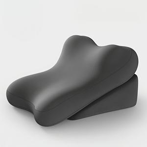 TEMU 메모리폼 침대 웨지 베개, 침대에서 앉아 있을 때 사용, 조절 가능한 등받이, 목과 허리용 인체공학적 독서 베개, 편안하고 게임을 하기 위한 다용도 높이 조절 쿠션