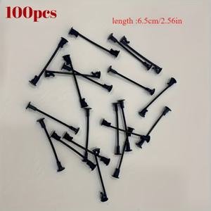 TEMU 가지용 플라스틱 고리 100개, 키위, 포도, 채소, 꽃 지지용으로 이상적. 포도 묘목, 블루베리 가지를 고정하는 데 완벽한 클립, 정원 지지 고리로도 사용 가능