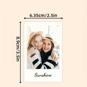 나만의 사진 프린트 - 나만의 사진으로 나만의 사진첩 스타일 커스터마이징, 친구와 가족을 위한 DIY 즉석 사진 선물 - 밸런타인데이, 기념일, 반려동물 추모, 생일, 새해 - 나만의 이미지 업로드