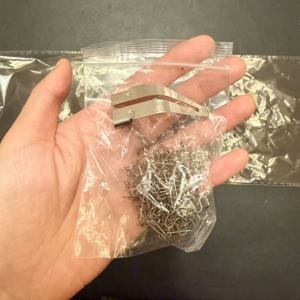 TEMU 플라스틱 수리 도구 키트 (0.6mm S자형 핫멜트 못 100개, 매칭 스무딩 헤드 1개 포함), 자동차, 차체 및 범퍼, 카약, 플라스틱 파이프 빠른 수리용, 전문가용 플라스틱 부품 수리 도구