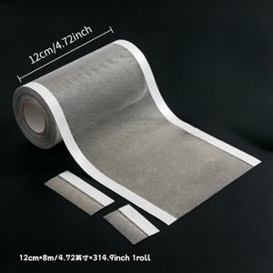 1롤 315인치 자가 접착식 스크린 수리 패치, 모기장 수리 테이프, DIY 수리, 내구성 및 찢어짐 방지, 스크린 창문 및 모기장에 적합