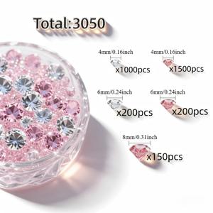 TEMU 3050개 아크릴 핑크 인조 , 내구성 있는 테이블 장식, 파티 장식, 결혼 선물, DIY 예술 작품, 마당 장식, 꽃병 채움재 및 집 장식, 생일 축하, 어머니의 날, 추수감사절, 아버지의 날에 이상적