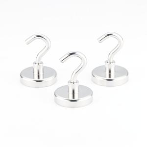 TEMU 5개 및 3개입 강력 자석 후크, 20mm 전기 도금 금속 펀치-프리 자석 후크, 냉장고, 주방, 욕실, 차고 및 작업장용 방수 및 스크래치 방지 다용도 보관 후크, 다용도 후크
