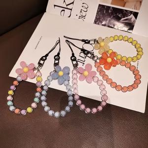 TEMU 5개 컬러 꽃 비즈 폰 끈 백팩 카메라 펜던트 추가 선물 친구 가족 생일 기념일 크리스마스 새해 발렌타인데이 선물