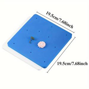 TEMU 스펀지 매트 폰당트 수동 시뮬레이션 꽃 폰당트 클레이 표면 플라스틱 범용 고탄성 꽃잎 얇은 컬 다용도 - 핑크