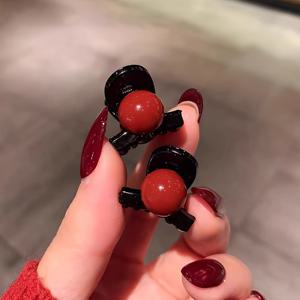 TEMU 여성용 헤어 액세서리, 대형 클로 클립, 얇고 두꺼운 컬링 클립, 강력한 턱 클립, 중립적인 패션 게오구 헤어핀, 프랑스 스타일 헤어 클립, 빈티지 플라스틱 헤어 장식 포함