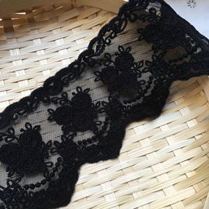 TEMU 8cm 폭 메쉬 자수 레이스 트림 DIY 의류 드레스 장식 액세서리 리본 패브릭 트림