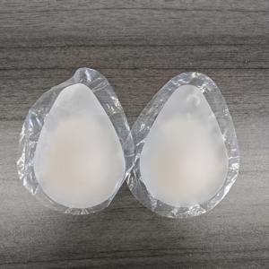 TEMU 9Cm 눈물방울 모양 실리콘 가슴 리프팅 패드, 보이지 않고 매끄럽게, 스트랩리스 웨딩 드레스, 백리스 또는 오픈백 스타일에 적합, 재사용 가능한 커버