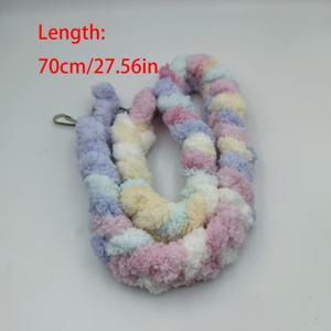 TEMU 1개 수제 직조, 두 가지 사이즈로 제공 (50Cm/19.69In, 70Cm/27.56In), 컬러 소형 애완동물 등반 로프, 그네, 사다리, 장난감 둥지, 케이지, 조경 장식, 앵무새, 설탕 글라이더, 다람쥐 등 소형 애완동물에게 적합, 재미있는 등반용