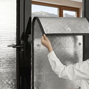 흡착판 포함 냉방/단열/온도 고정 및 방풍 단열 필름, 에어컨 시원한 공기 고정, 간편한 탈부착, 집 꾸미기 휴일 선물, 열대 지방에서 선호