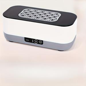 TEMU 초음파 기술 청소기, 고주파 진동 - USB 충전, 딥 클리닝, 디지털 디스플레이 화면, 보석, 안경, 시계, 메이크업 브러쉬 및 치아 교정기와의 호환, 음파 진동 기술