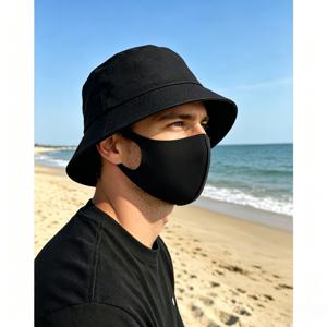 TEMU 플러스 사이즈 햇빛가리개가 있는 버킷햇 2개 세트, 챙이 넓은 썬햇, 아웃도어 스포츠 등산용 자외선 차단 모자, 해변용 모자, 귀덮개가 있는 캐주얼하고 통기성 좋은 눈 보호 마스크, 남녀공용, 스타일리시하고 활용도 높은 아웃도어 활동용 모자