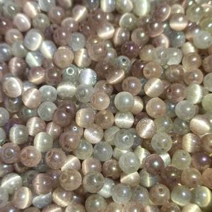 TEMU 50개 6x6mm 고퀄리티 멀티컬러 라운드 글라스 비즈 - 스타일, 광택 마감, DIY 액세서리 제작용, 팔찌·목걸이·귀걸이 장식용 - 패션 테마 데코 비즈, 휴일 선물