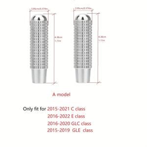 TEMU 2개/세트 차량 개조 도어 볼트 잠금 핀 A/B/C/GLC/GLE/E/GLK/CLA/GLA (전면 도어 전용)