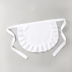 TEMU 스타일리시한 블랙 앤 화이트 메이드 앞치마 - 여성을 위한 귀여운 주방 및 다이닝 앞치마, 웨이트리스, 커플 선물, 발렌타인데이, 코스프레, 연극 공연, 크리스마스 선물, 기념일 또는 휴일 선물에 완벽