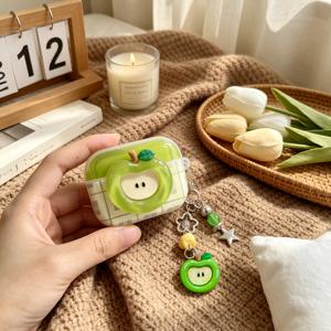 TEMU 체크무늬 입체 디자인 Apple Airpods4 보호 케이스, Apple 무선 Airpodspro23세대 이어폰 쉘에 적합