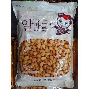 반찬단지 더욱 더 맛있는 식반찬 알마늘 4Kg 깐마늘 마늘지 장아찌 이강산닷컴