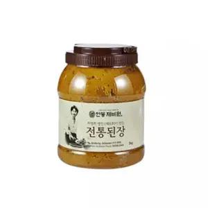 최명희 명인의 손맛 안동제비원 전통된장 3kg, 1개