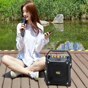 이동식 300W 블루투스 노래방 앰프 스피커 버스킹 DJ