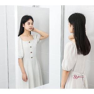 거울시트지 설치 아기 대거울 벽걸이 벽 화장 인테리어 노프레 디자인 맞춤 전신 붙이는 스티커 임