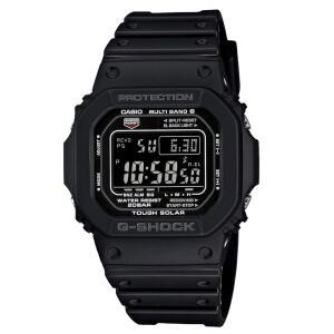 카시오 남성용 GW-M5610-1BJF G-Shock 솔라 디지털 멀티 밴드 6 블랙 워치