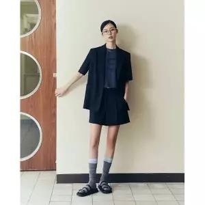 갤러리아 LAP (SET-아우터)뒤트임 오버핏 반소매자켓 AR2EJ460