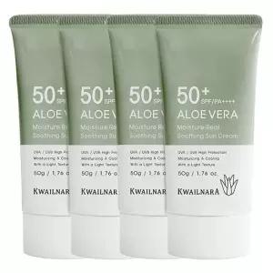 알로에 모이스처선크림 50ml 4개 논나노무기자차