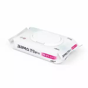크리넥스 안심 물티슈 캡형 60매 X 24팩