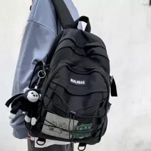 [베스트TOP100] 중학생 고등학생 책가방 데일리 인기 백팩 가방 블랙