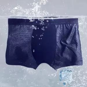 [시스터즈] 시원하게 입는 남성 통풍 매쉬 사각팬티 (7349813A)