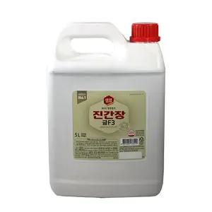 학교 샘표 진간장금F3 금F3 진간장 5L 말통간장 식자재 하니A3