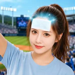 이마쿨패치 무색소 아이스 쿨링 패치 100매입 붙이는 냉찜질팩 라벨인쇄