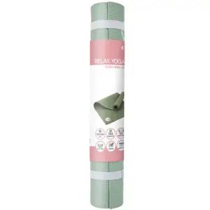 아이워너릴렉스요가매트4mm 오일그린운동 필라테스 스트레칭 에어로빅 미끄럼방지 스포츠