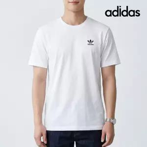 [아디다스]아디다스 반팔티 트레포일 에센셜 티셔츠 남성 화이트 JI8544