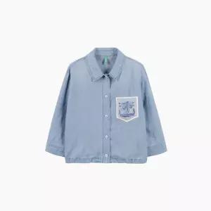 베네통 야자수 스트링 데님 셔츠 BABLA8631 BABLA8631-SL 143212