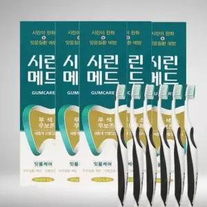 잇몸치약 부광약품 시린메드 검케어 치약 125gx6개+칫솔6개