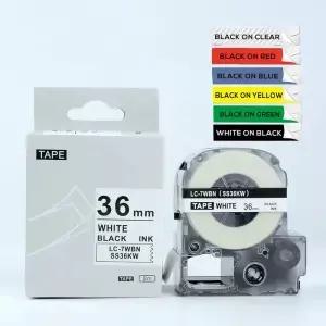 1-3PCS SS36KW LC-7WBN ST36KW SD36K SC36YW SC36RW SC36BW 36MM 테이프 호환 엡손 LW-Z900FK LW-PX800