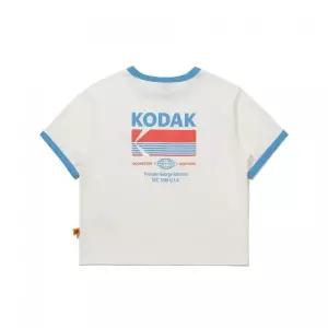 코닥 KODAK 브리즈팝 빅그래픽 반팔 티셔츠 우먼 IVORY K6222LRS54IVR 173267
