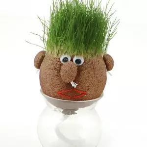 (다올)잔디인형세트 잔디머리 얼굴인형 토피어리 키트