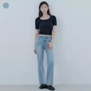 5% 다운 게스26SS 여성 LBL 저온스 세미 와이드 OQ2DE105 정가 119,000원