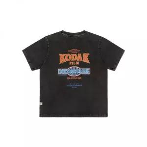 매장정품 KODAK 코닥 스노우 워싱 그래픽 반팔 티셔츠 우먼 BLACK K6222LRS11BLK 1874397