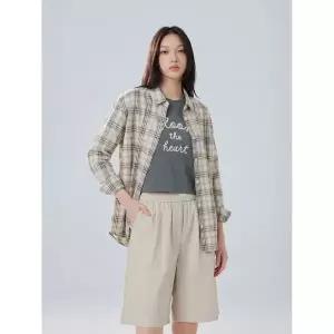 폴햄 여성 쿨코튼 빅그래픽 크롭 반팔티_PHG2TS2060