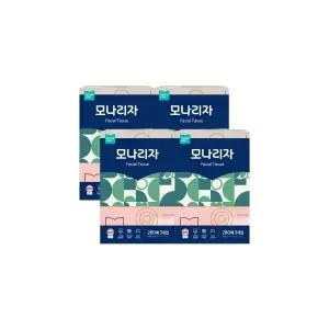 모나리자 미용티슈 280매 3입 4개 총12개 각티슈 휴지 피부저자극 최고등급