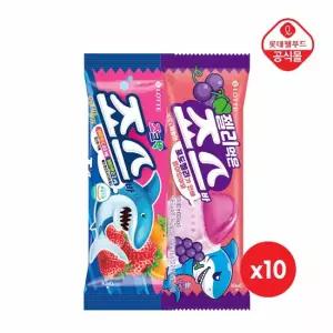 죠스바 80ml 오리지널 10개+젤리먹은 포도피치 10개