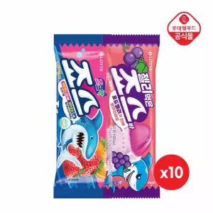 [신세계라이브쇼핑]죠스바 80ml 오리지널 10개+젤리먹은 포도피치 10개