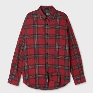 후아유 여성 Sheer Check Shirts WHYCG3721F 1389836