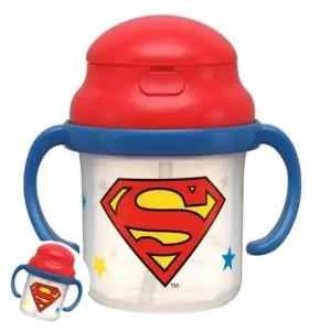슈퍼맨 유아물컵 양손잡이 머그컵 캐릭터 230ml