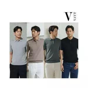 브이컷 26SS NEW 남성 린넨 카라니트 4종 431682